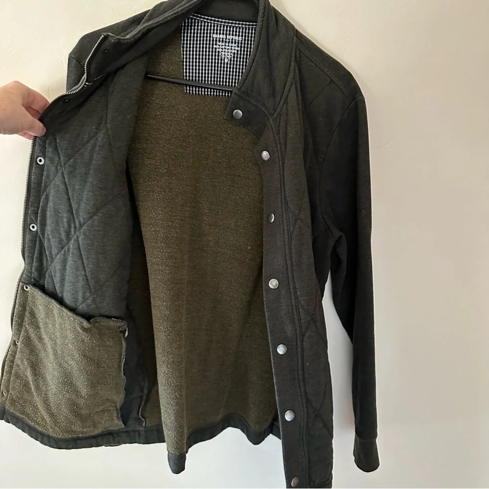 Banana Republic Quilted Bomber Jacket